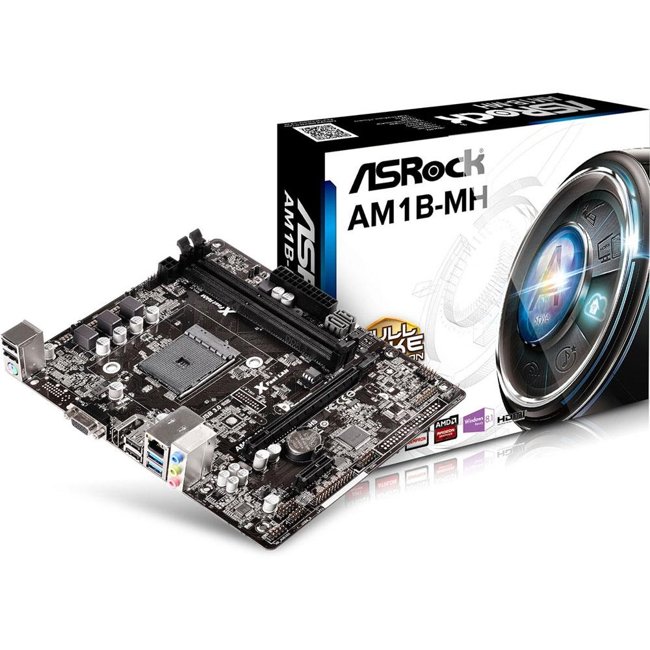Placa-Mãe ASRock AM1B-MH, AMD AM1, mATX, DDR3
