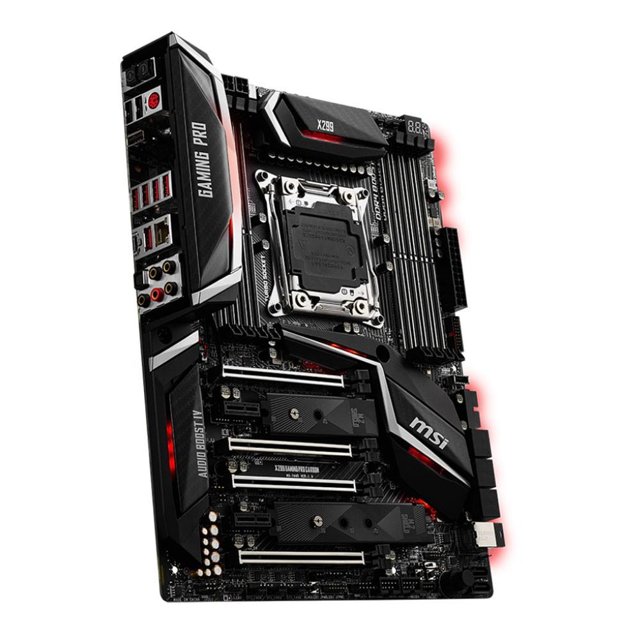 Placa-Mãe MSI p/ Intel LGA 2066 ATX X299 GAMING PRO CARBON DDR4