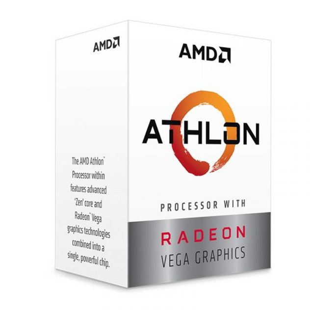 Processador AMD Ryzen Athlon 220GE 3.4Ghz Dual Core 5MB RX Vega 3 - YD220GC6FBBOX