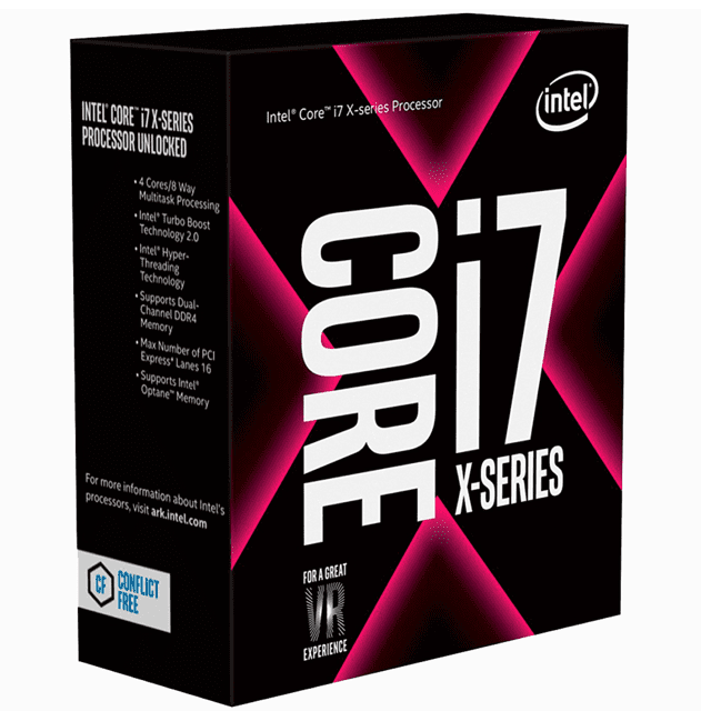 Processador Intel Core i7-7740X X-Series LGA2066 4.3Ghz 8MB Cache - BX80677I77740X