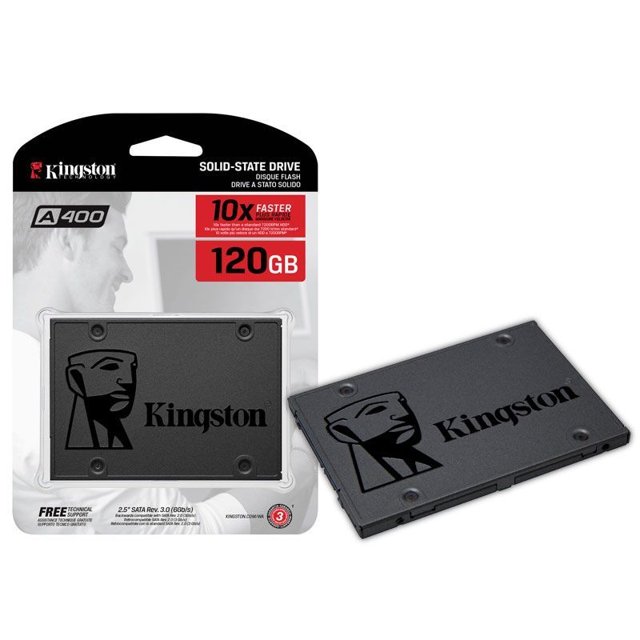 SSD 120GB A400 Kingston 2.5" Sata III Blister - SA400S37/120G