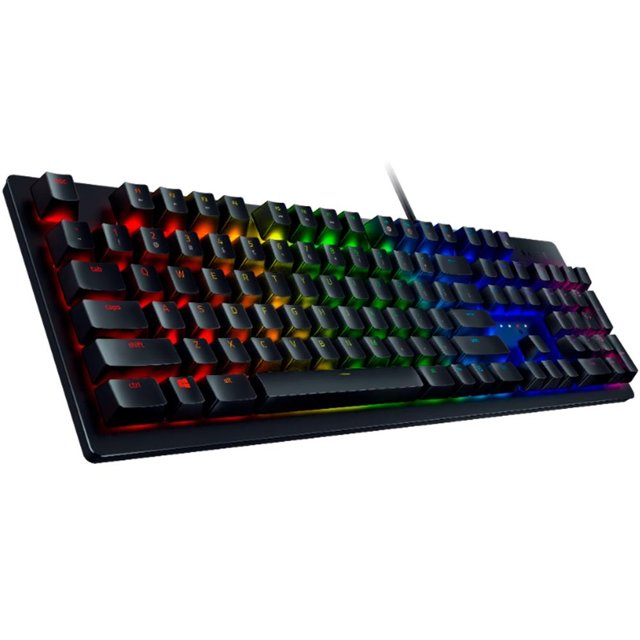 Teclado Óptico Mecânico Gamer Razer Huntsman, Switch Razer Purple, US