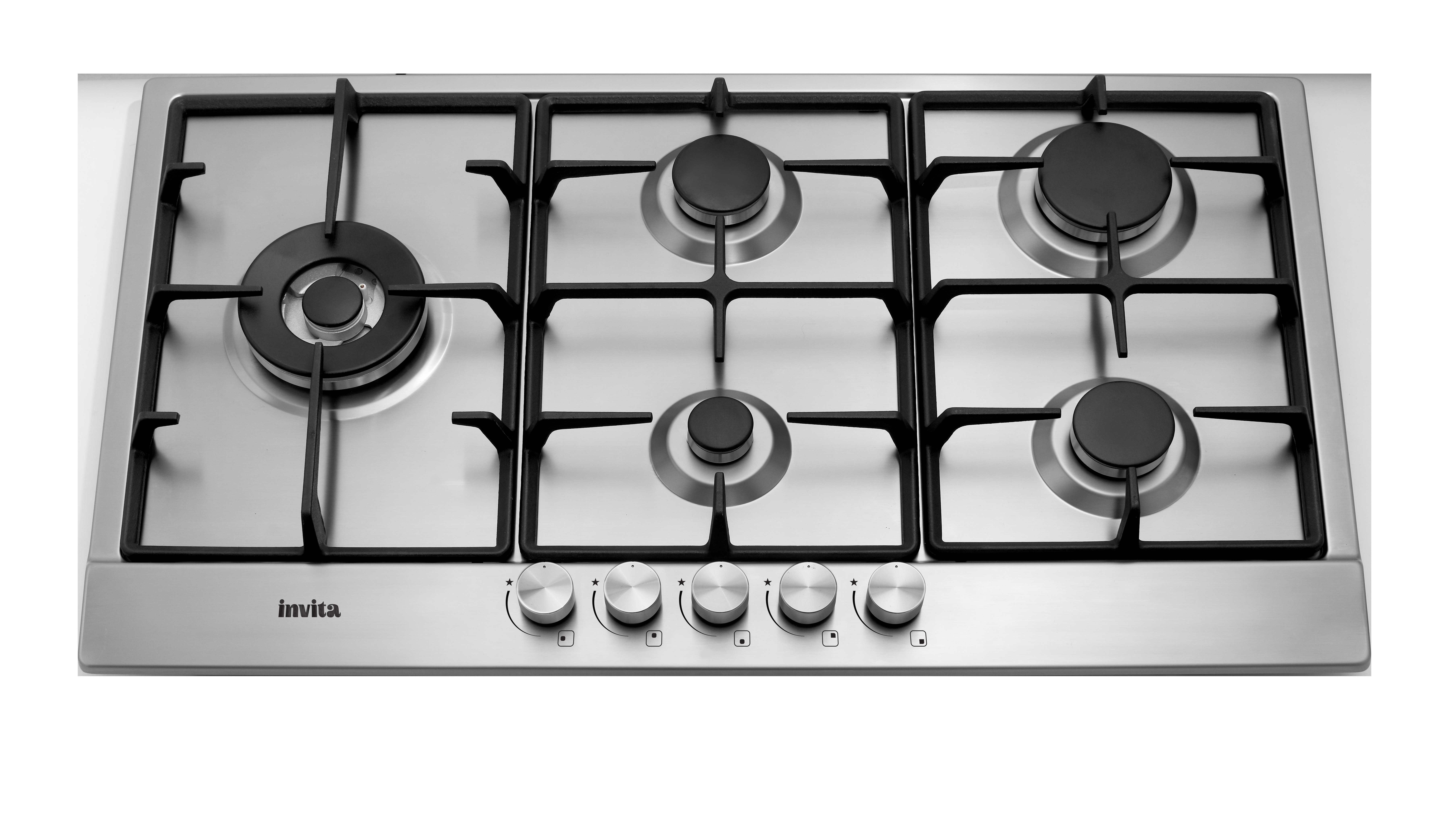 Cooktop Gás Invita Inox 90cm - Bivolt | Eletro Gourmet Shop