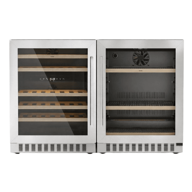 Combo Adega Embutir Invita Inox 46 Garrafas Dual Zone + Beer Center ...