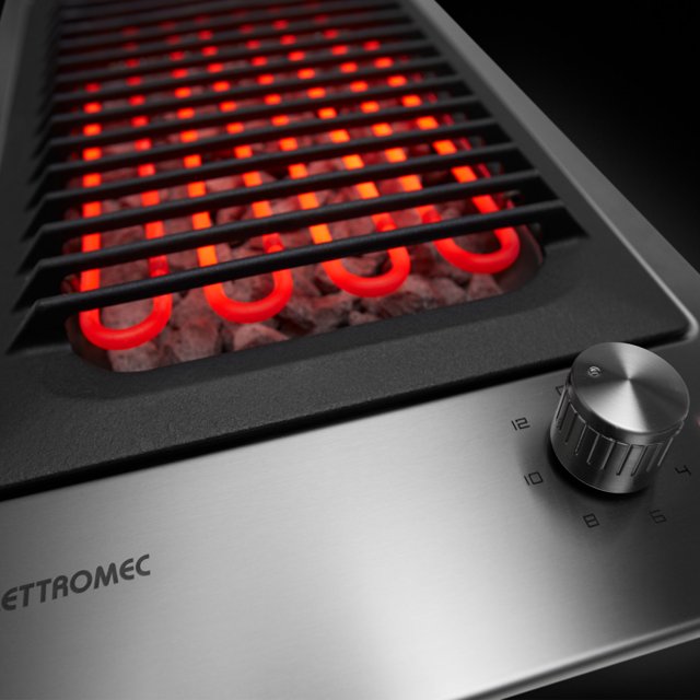 Dominó Elettromec Quadratto Barbecue 220V Eletro Gourmet Shop
