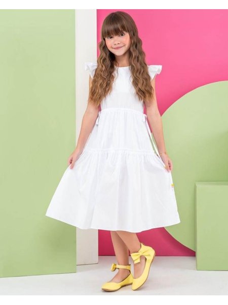 Vestido Branco Loja De Vestidos De Primeira ComunhÃ£o Vestido Midi