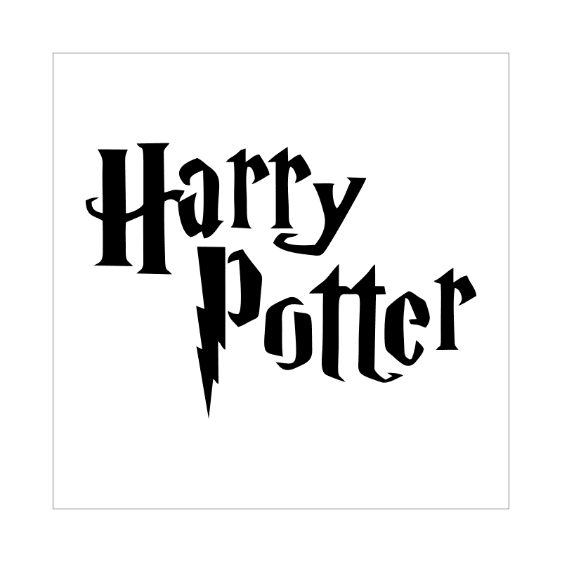stencil harry potter 14x14 ref 5889 stencils e acessorios para