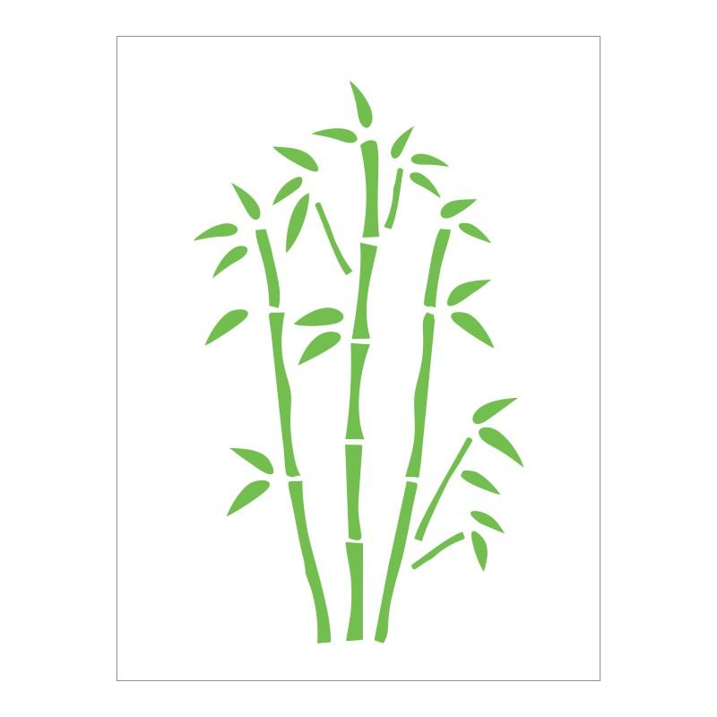 Stencil Bambu 15x20 Ref 838 Stencil direto da fábrica com até 50