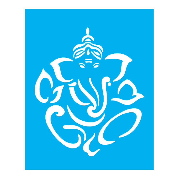 Stencil Ganesha 20x25 Ref 9312 Stencil direto da fábrica com até