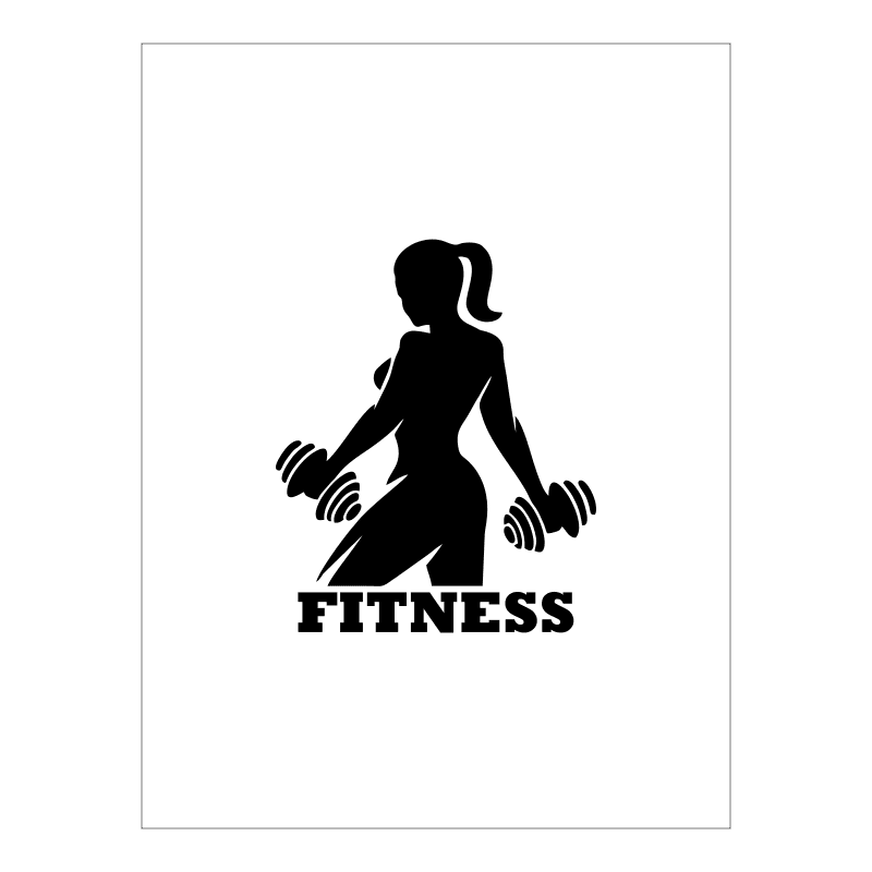 Stencil Fitness - 15x20 - Ref A2425 | Stencil direto da fábrica com até ...