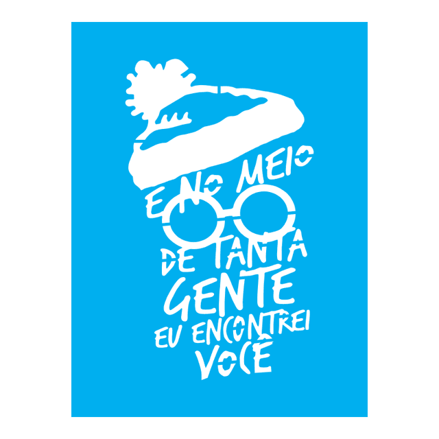 Stencil E no meio de tanta gente eu encontrei você - 15x20 - Ref A3802 ...