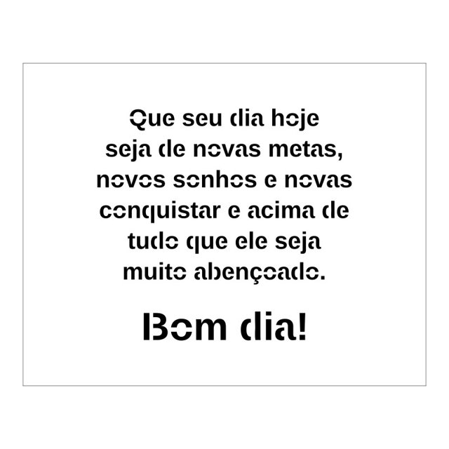 Stencil Frase Bom dia - 20x25 - Ref B1024 | Stencil direto da fábrica com até 50% Off Stencil Frase Bom dia - 20x25 - Ref B1024 | Stencil direto da fábrica com até 50% Off