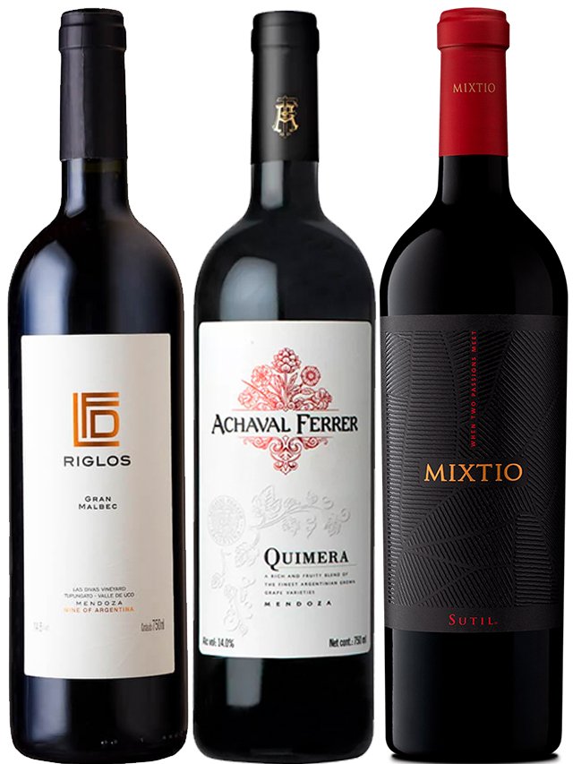 Kit Argentina e Chile 2015 (3 garrafas)