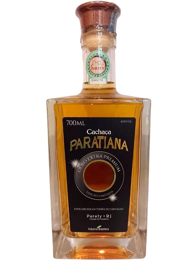Cachaça Paratiana Ouro, Extra Premium (700ml)