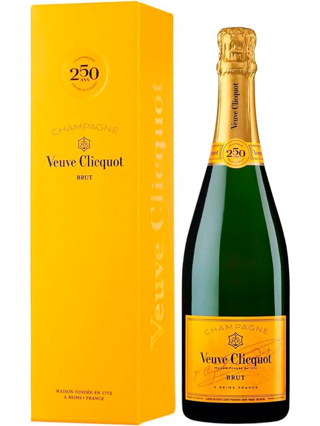 Champagne Veuve Clicquot Brut com Cartucho (750ml)