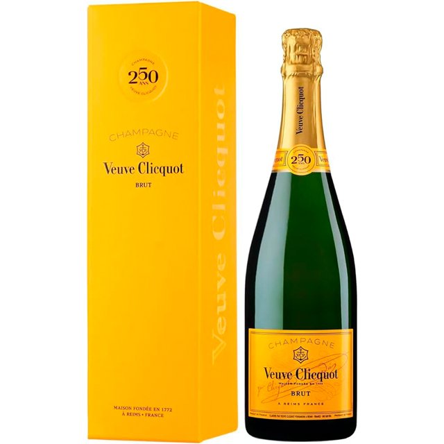 Champagne Veuve Clicquot Brut com Cartucho (750ml)
