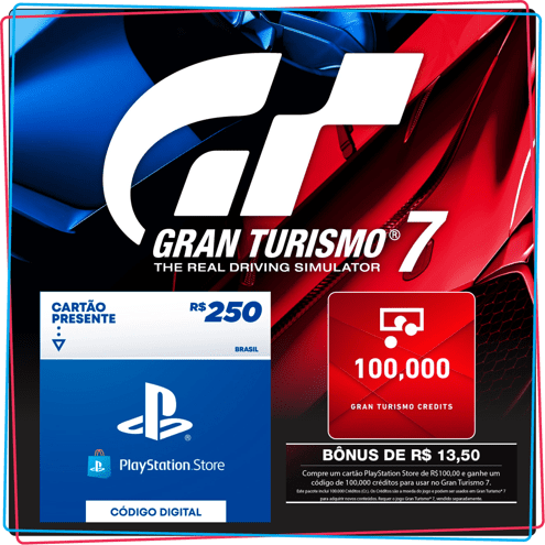 R$450 PlayStation Store - Cartão Presente Digital - PSN Games Digital