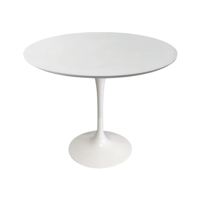 Mesa de Jantar Saarinen Tulipa Redonda - 90 cm - Laca Acetinada