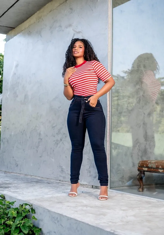 Cintura Alta Melhor Lugar Para Comprar CalÇa Jeans CALÇA JEANS - Main Image