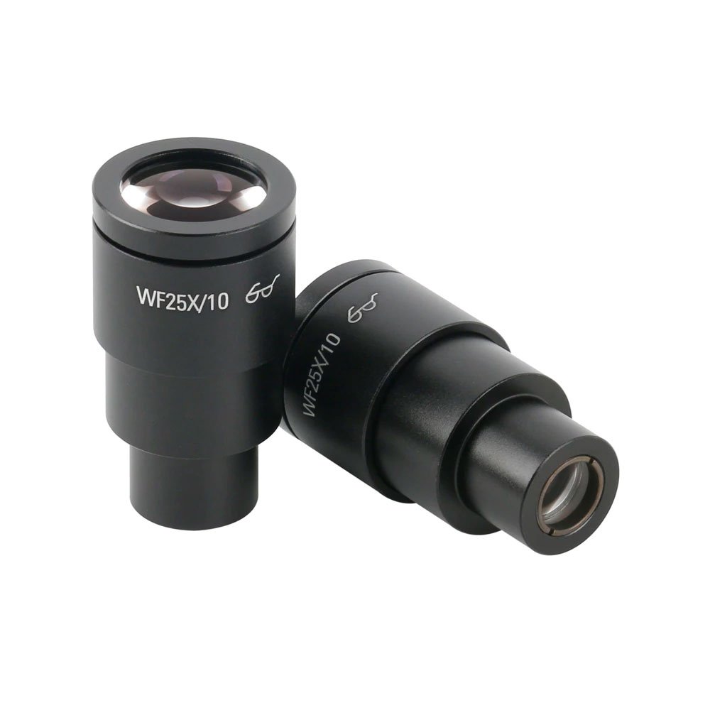 Oculare Per Microscopio WF 25X Interamente In Metallo | Interfaccia 23,2 Mm Con Lenti In Vetro Ottico, Professionale E Duraturo