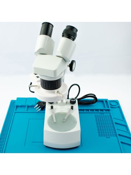 Microscópio Binocular 7X-45X KS-7045 Kaisi Branco | Mercadogira