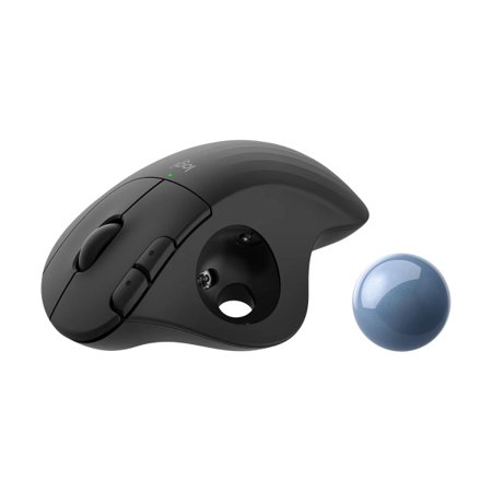 Mouse Sem Fio ERGO M575 Logitech - Design Ergonômico, Conexão Bluetooth e USB