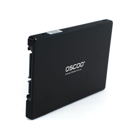 SSD 256GB Black Oscoo - SATA 3, 2.5", Leitura até 500MB/s e Gravação até 450MB/s