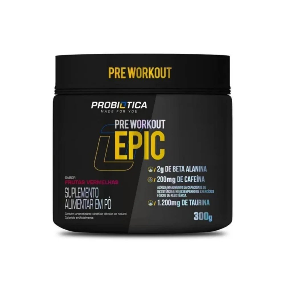 Pré Treino Epic 300g - Probiótica | Brasil Trail