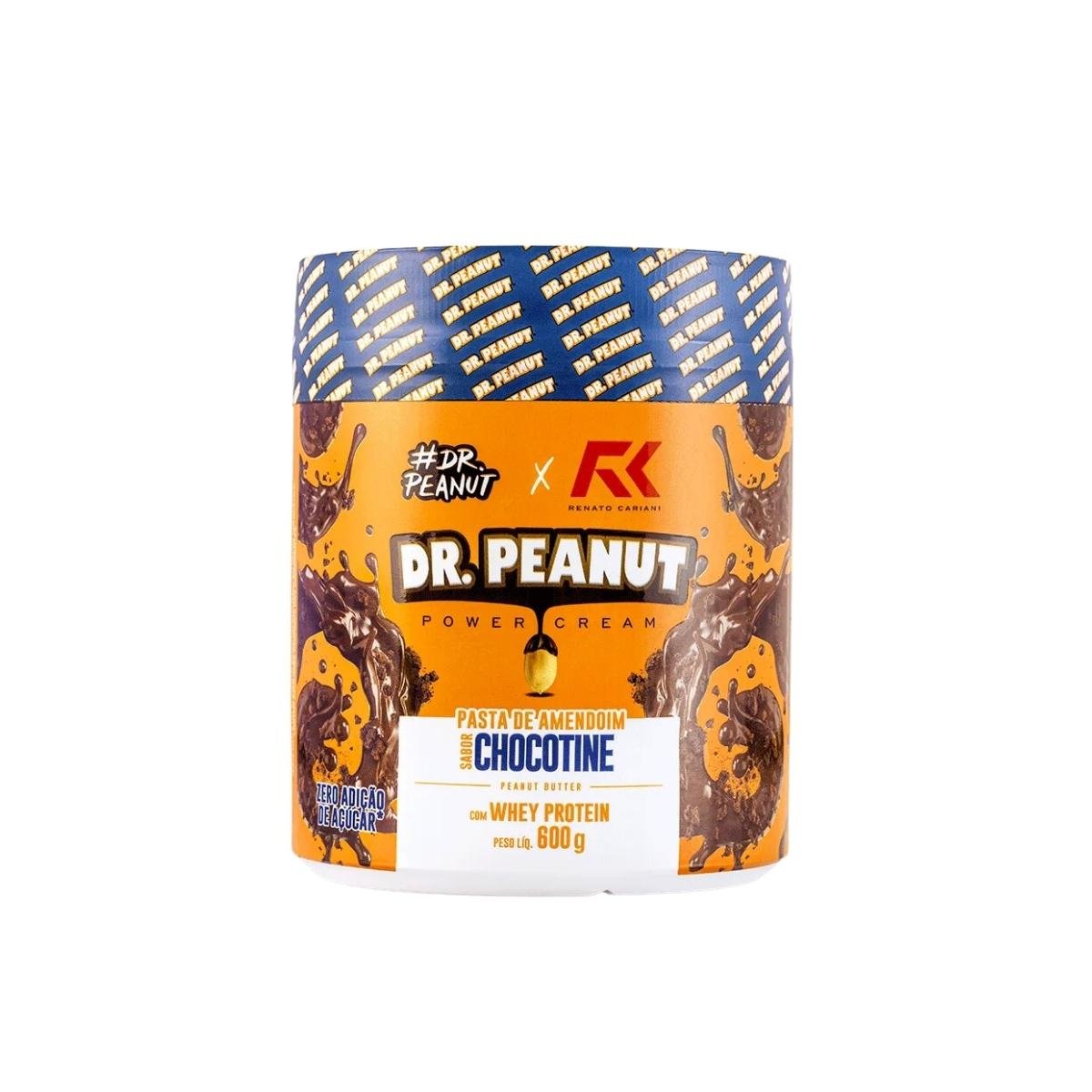 Pasta de Amendoim Dr. Peanut Com Whey Protein