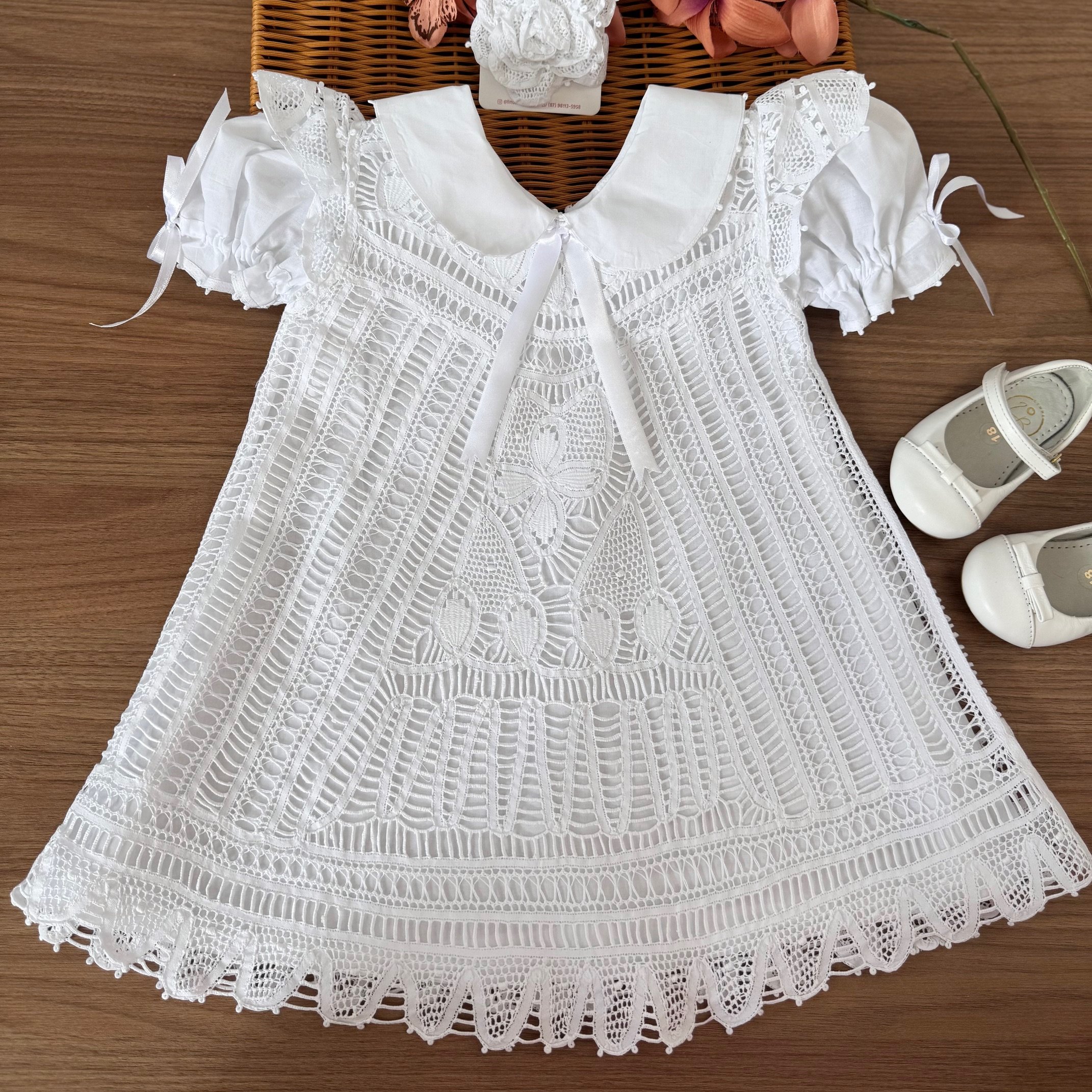 Vestido Em renda renascença | Loja linda boutique