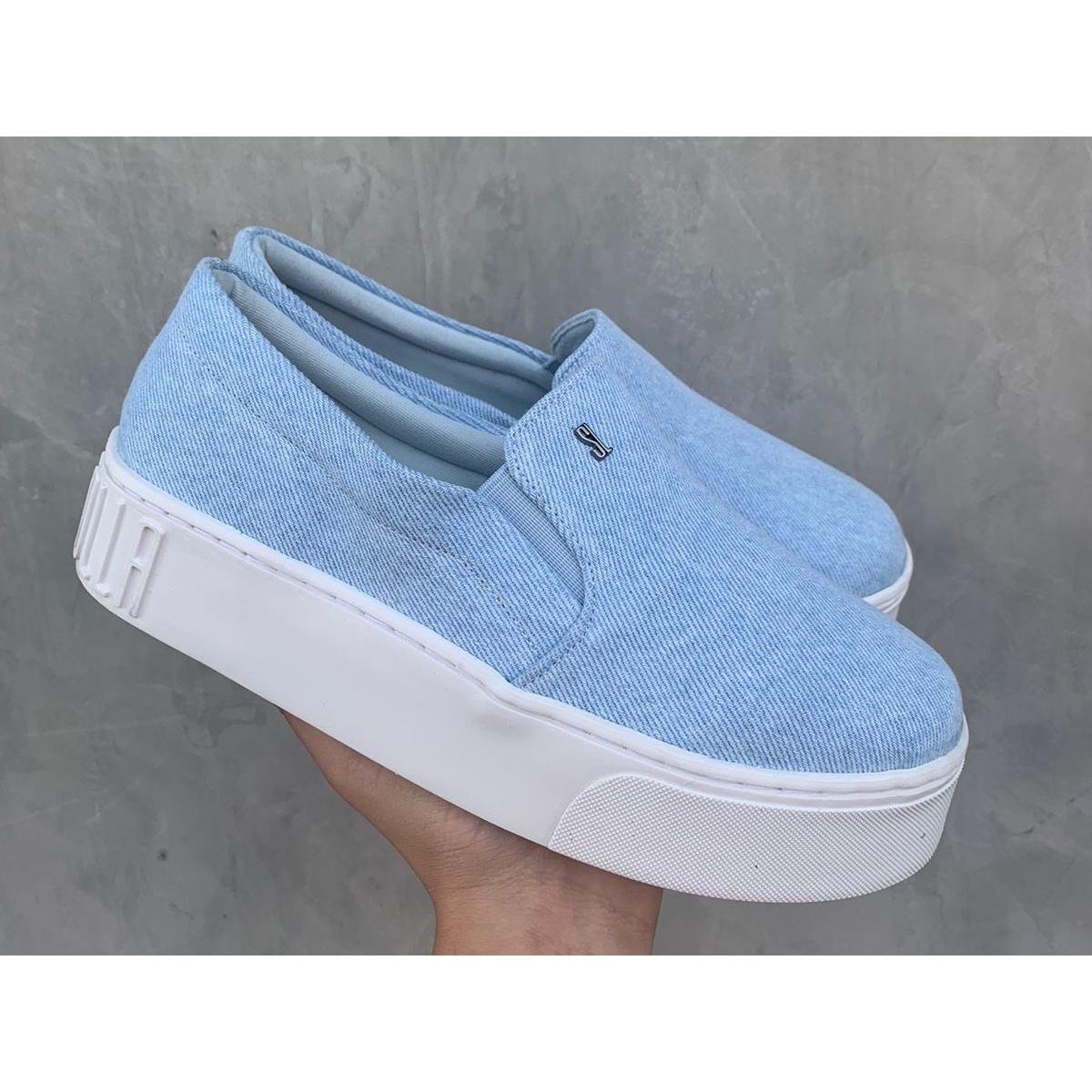 Jeans Tenis Santa Lolla Laço Tênis Santa Lolla Slip On Laço