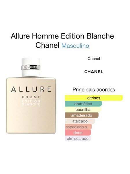 ALLURE HOMME: perfume masculino amadeirado