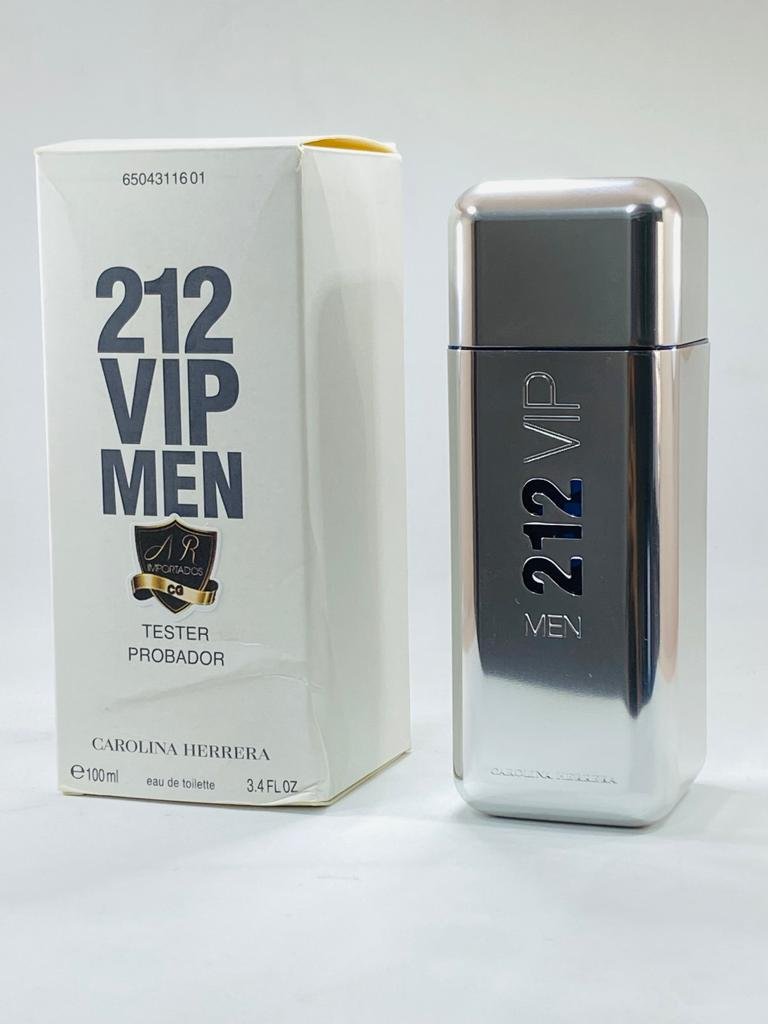 Carolina Herrera 212 VIP Men Edt 100ml Caixa Branca Tester | AR