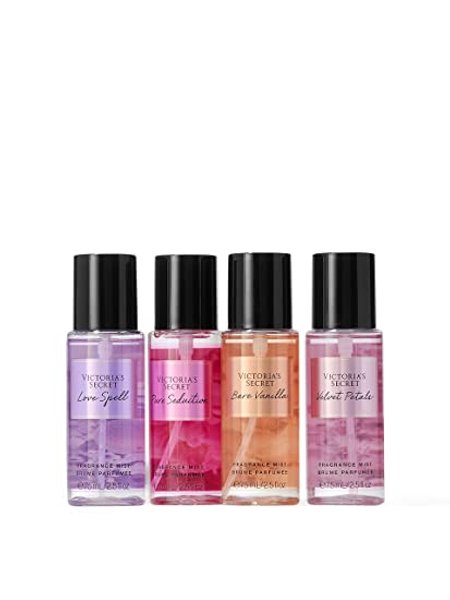 Kit Victoria's Secret 4 X 75ml Splash Melhores Fragrâncias