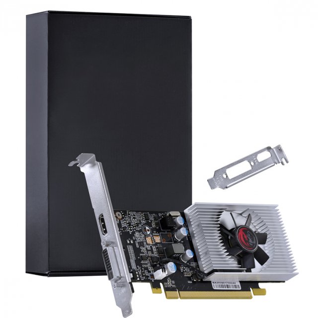 Placa de Video Nvidia Geforce Gt 1030 2GB GDDR5, 64 Bits, Com Kit Low Profile, Single Fan - PP10302048DR564