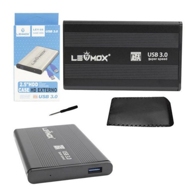 Case para HD 2.5" Sata, Alumínio, USB 3.0 - LEY-06