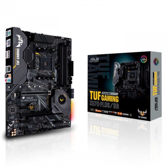 Placa Mae Asus TUF Gaming X570-Plus, DDR4, AMD AM4