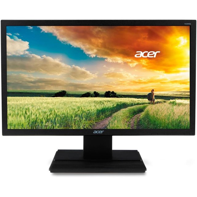 Monitor Acer Led 21.5 Widescreen, Full HD, HDMI, VGA e DVI - V226HQL
