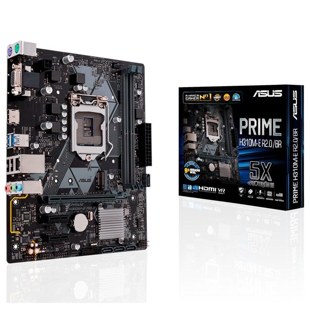 Placa Mae Asus Prime H310M-E R2.0/BR, DDR4, LGA 1151