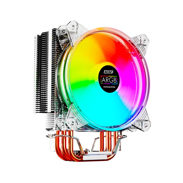 Cooler para Processador Kmex, Amd e Intel, RGB Aura- AC02