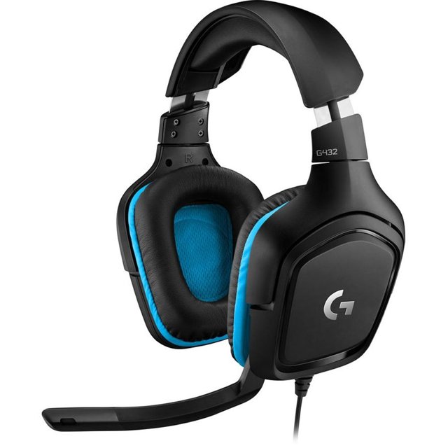 Headset Gamer Logitech G432 7.1 Som Surround, Drivers 50mm - 981-000769