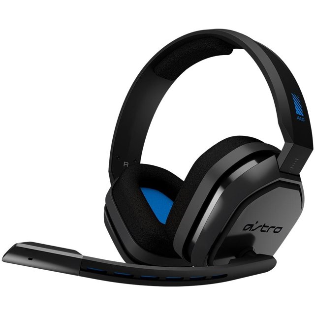 Headset Astro Gaming A10 para PlayStation, Xbox, PC, Mac, Preto e Azul - 939-001838