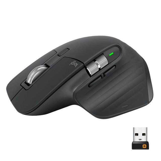 Mouse Logitech MX Master 3, Sem Fio Recarregável, Tecnologia Flow Unifying, 4000 DPI - 910-005647