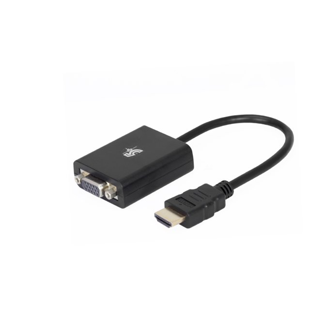 Conversor De Video Chip Sce, HDMI para VGA, Saída R/L com Cabo P2 - 075-0823