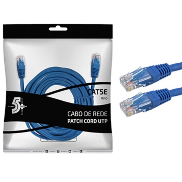 Patch Cord UTP Chipsce Cat5e, 25 Metros, Azul - 018-1064