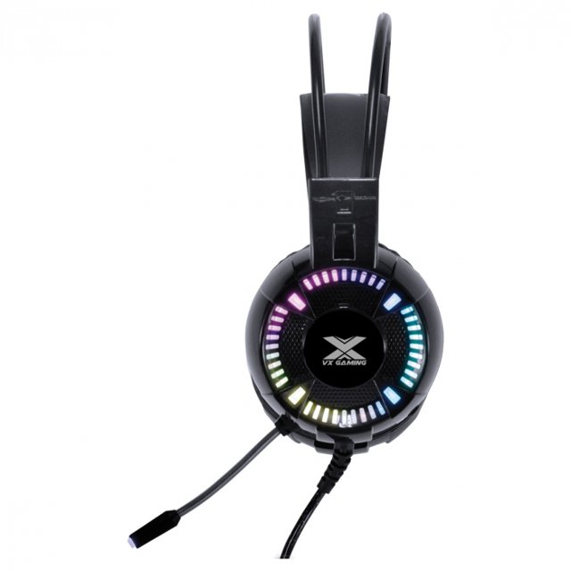 Headset Gamer Vx Gaming Enya, Audio 7.1, Led RGB Estático, Usb, Mic Flexível - GH400