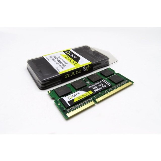 Memoria para Notebook Oxy 8GB, DDR3L, 1.35 Volts, 1600MHZ