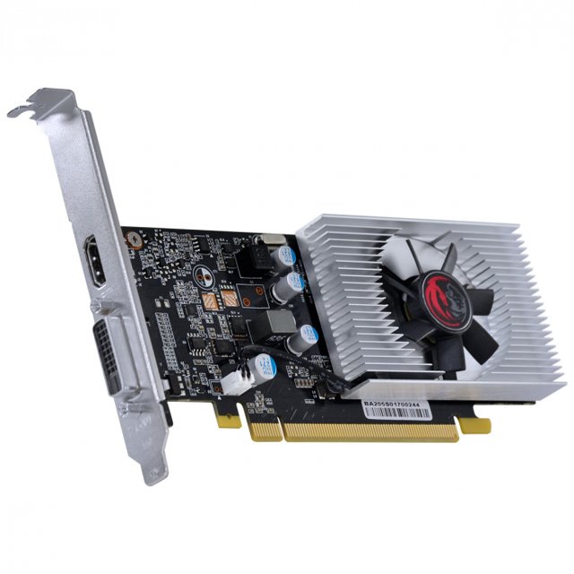 Placa de Video Nvidia Geforce Gt 1030 2GB GDDR5, 64 Bits, Com Kit Low Profile, Single Fan - PP10302048DR564
