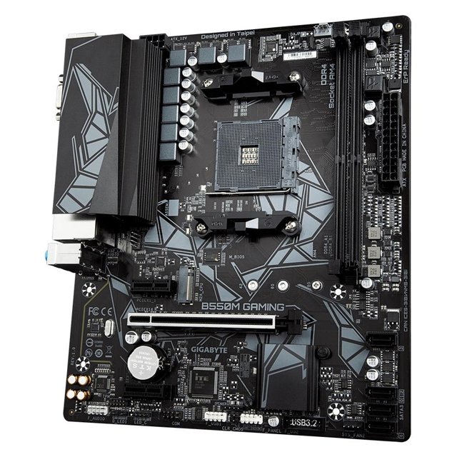 Placa Mae Gigabyte B550m Gaming, DDR4, AMD AM4