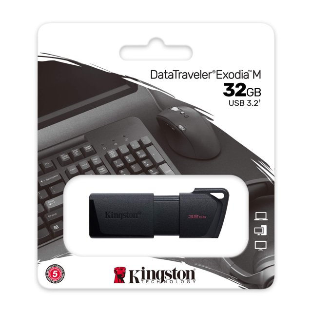 Pen Drive Kingston Datatraveler Exodia M 32GB, USB 3.2 - DTXM/32GB